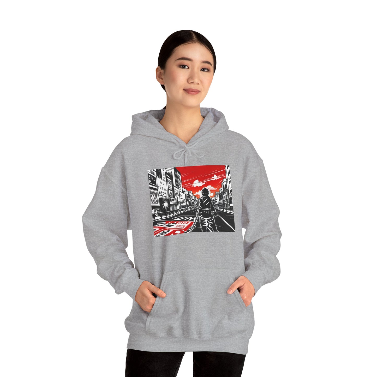 Unisex Hooded Sweatshirt, Lost in Japan