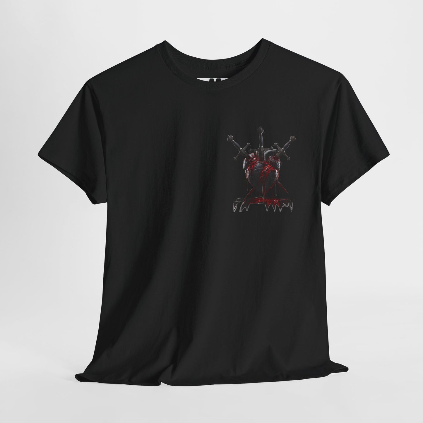 Three of Swords, Stabbed Heart Gothic Tee