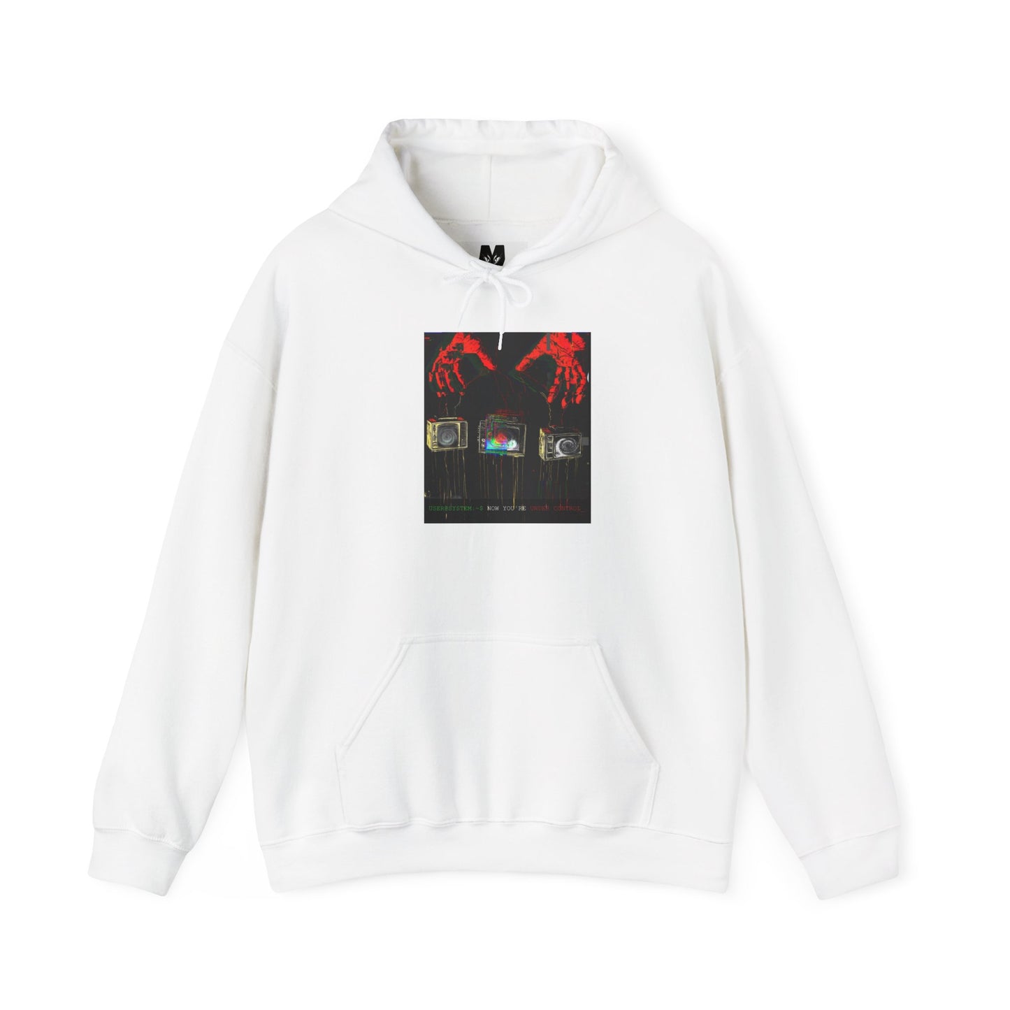 Unisex Hooded Sweatshirt - Under_Contol Retro
