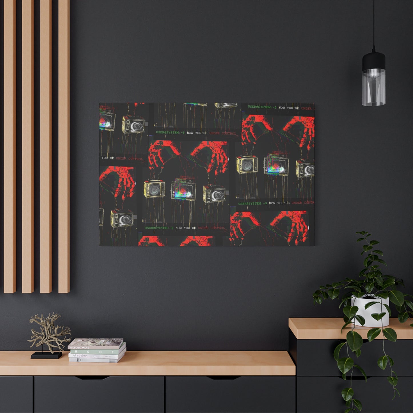 Matte Canvas. Under_Control Retro