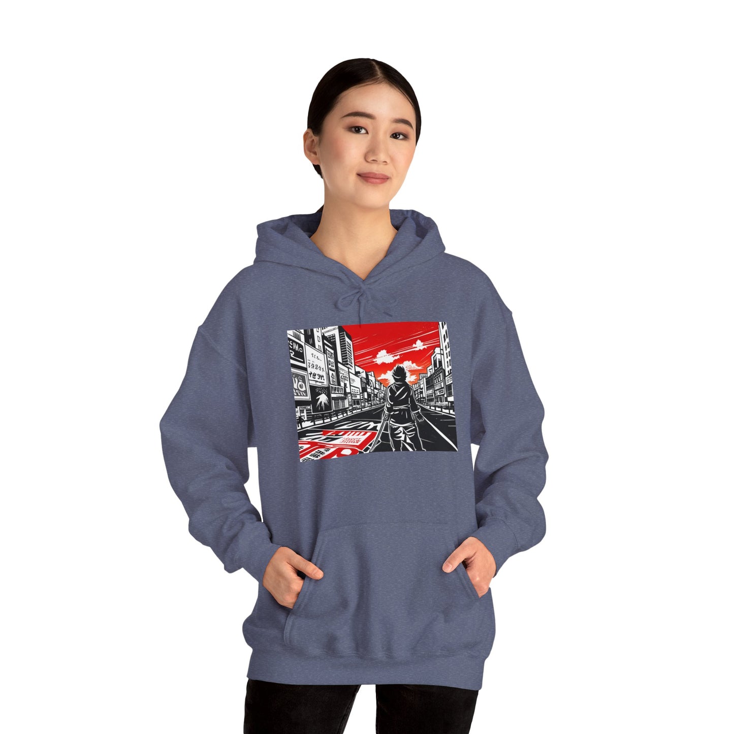 Unisex Hooded Sweatshirt, Lost in Japan