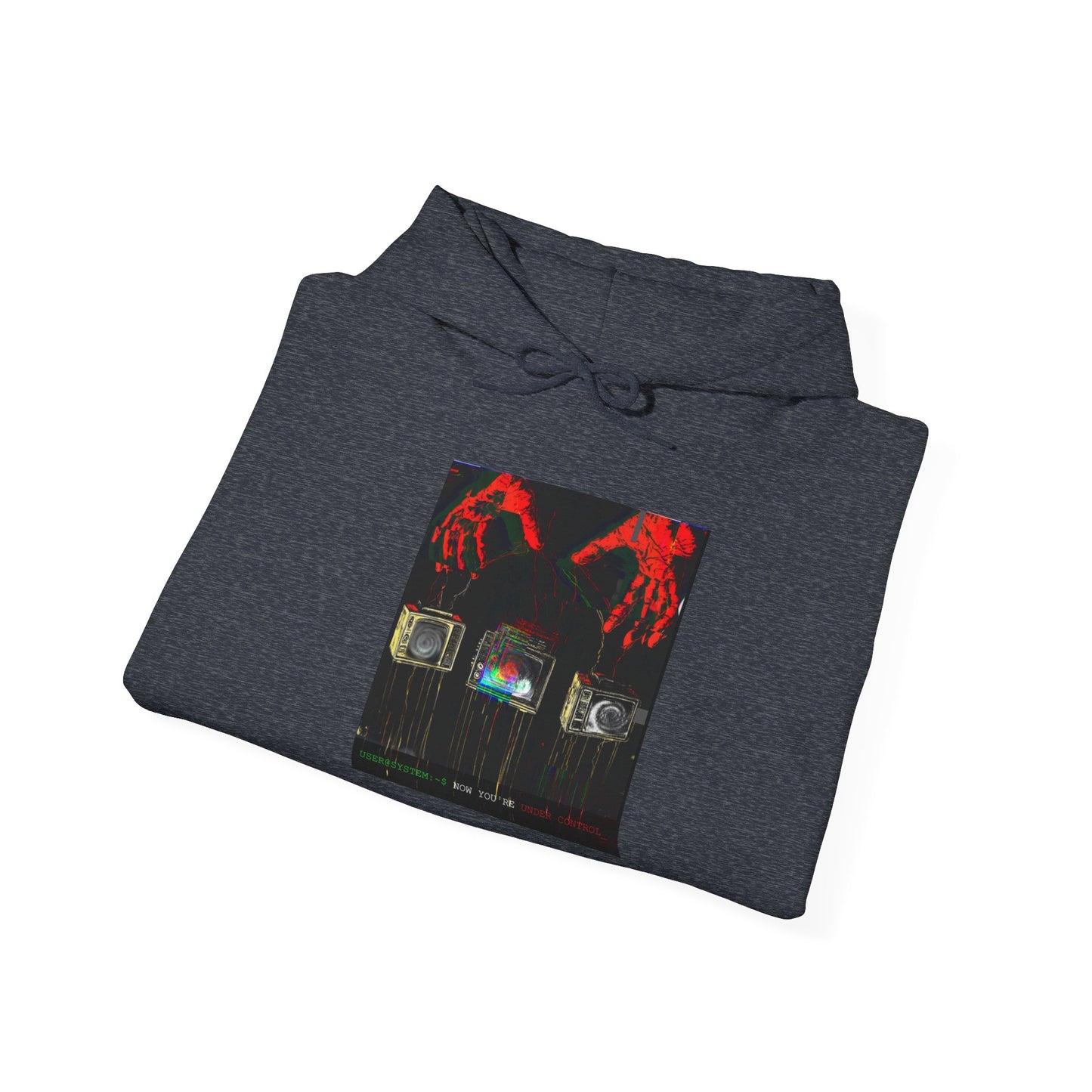 Unisex Hooded Sweatshirt - Under_Contol Retro