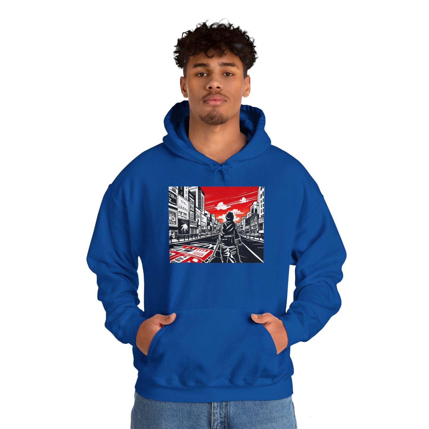 Unisex Hooded Sweatshirt, Lost in Japan