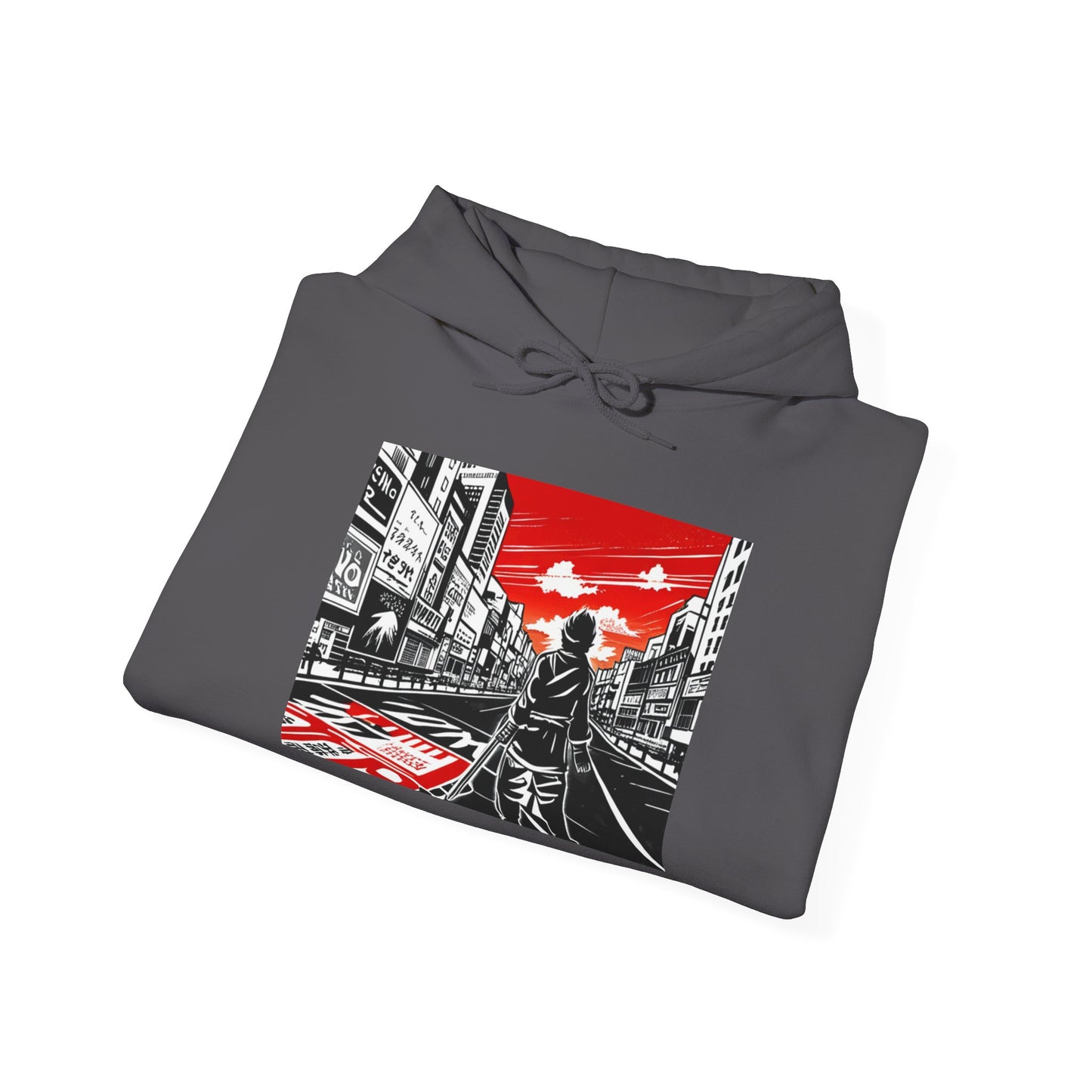 Unisex Hooded Sweatshirt, Lost in Japan