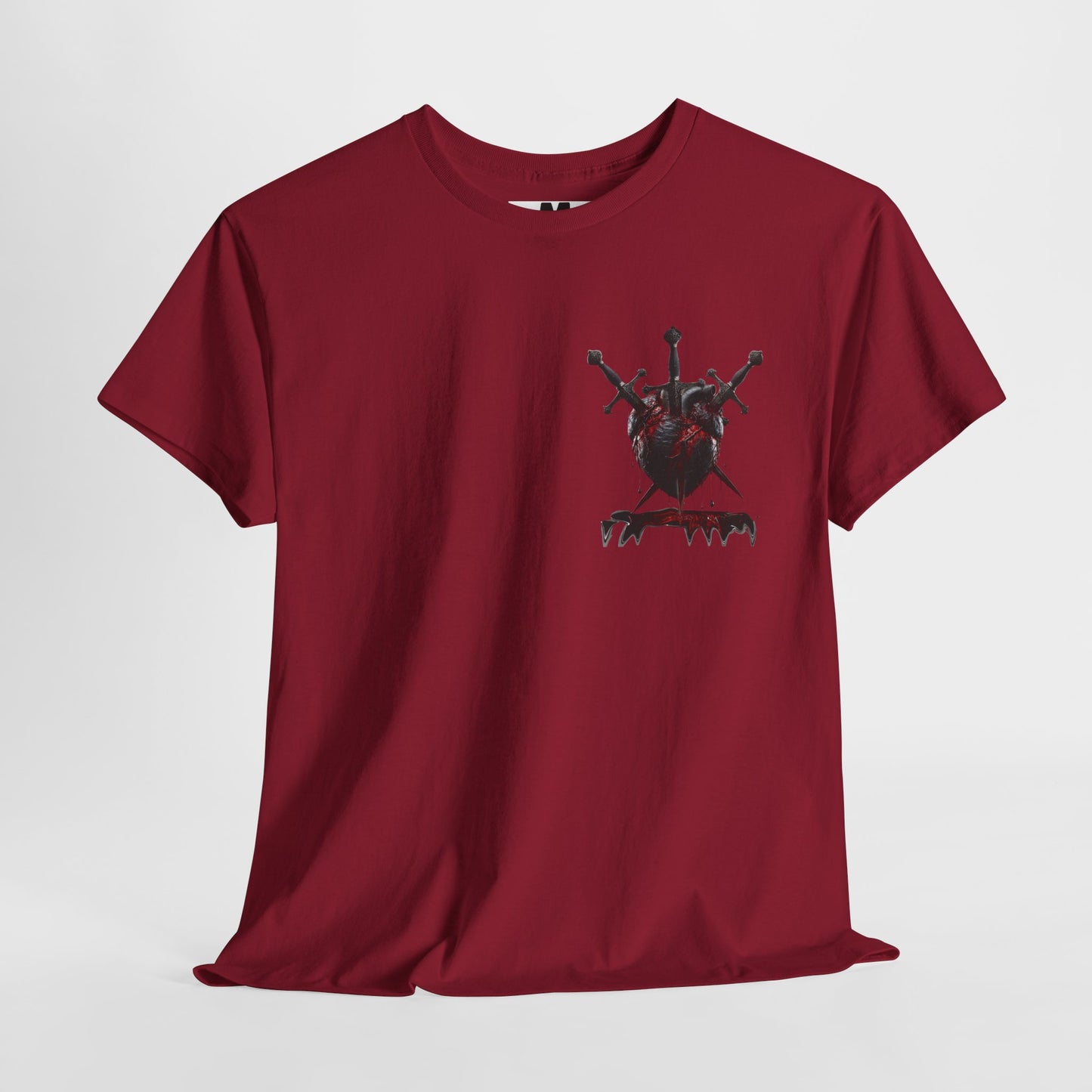 Three of Swords, Stabbed Heart Gothic Tee