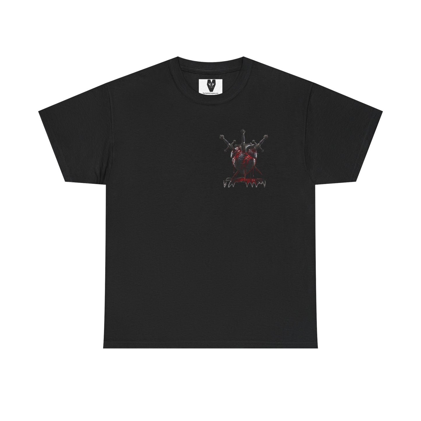 Three of Swords, Stabbed Heart Gothic Tee