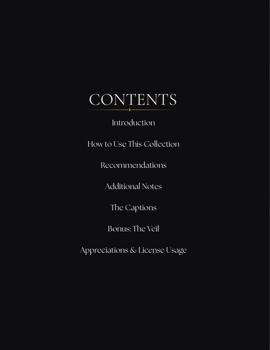 Silence, Desire & Control - Encrypted Captions for Dark Femenine Presence