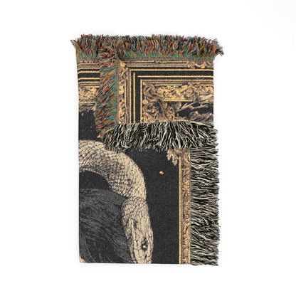 Serpent of the Night | Heirloom Woven Tapestry Blanket
