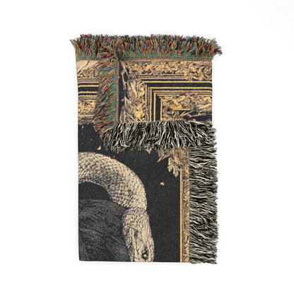 Serpent of the Night | Heirloom Woven Tapestry Blanket