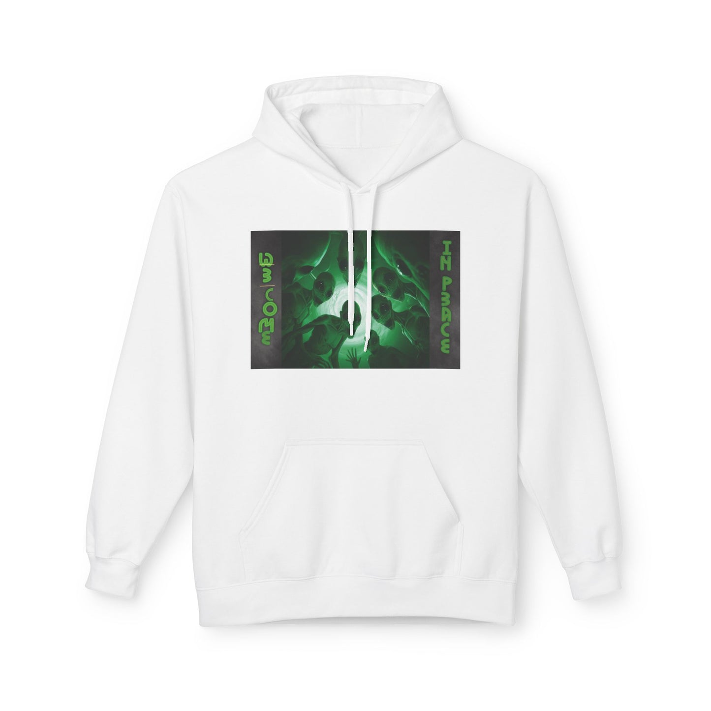 We come in peace – Limited Edition Unisex Midweight Fleece Hoodie