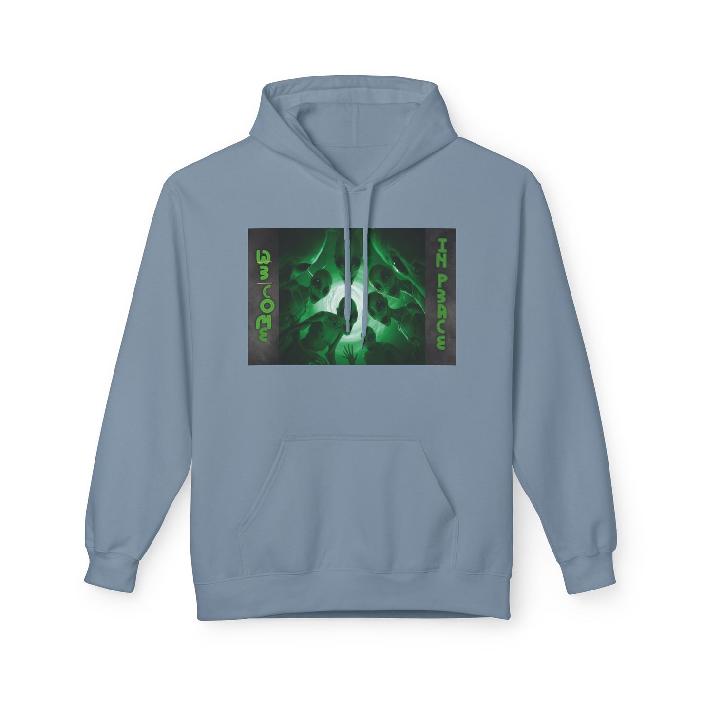 We come in peace – Limited Edition Unisex Midweight Fleece Hoodie