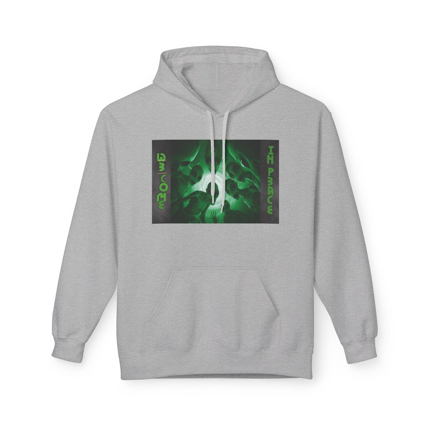 We come in peace – Limited Edition Unisex Midweight Fleece Hoodie