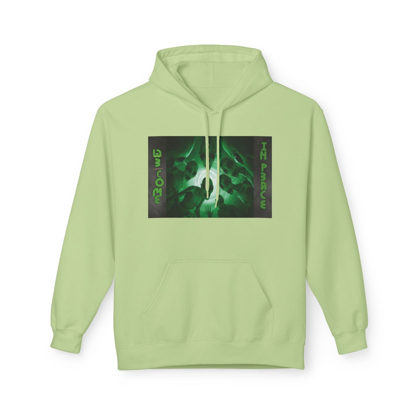We come in peace – Limited Edition Unisex Midweight Fleece Hoodie