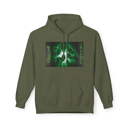 We come in peace – Limited Edition Unisex Midweight Fleece Hoodie