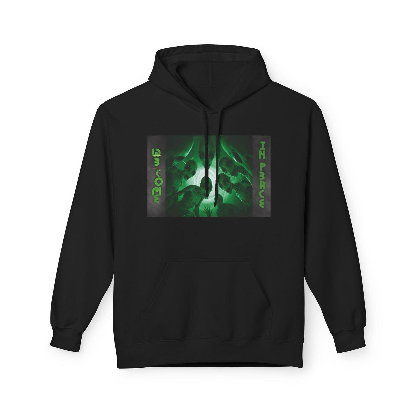 We come in peace – Limited Edition Unisex Midweight Fleece Hoodie