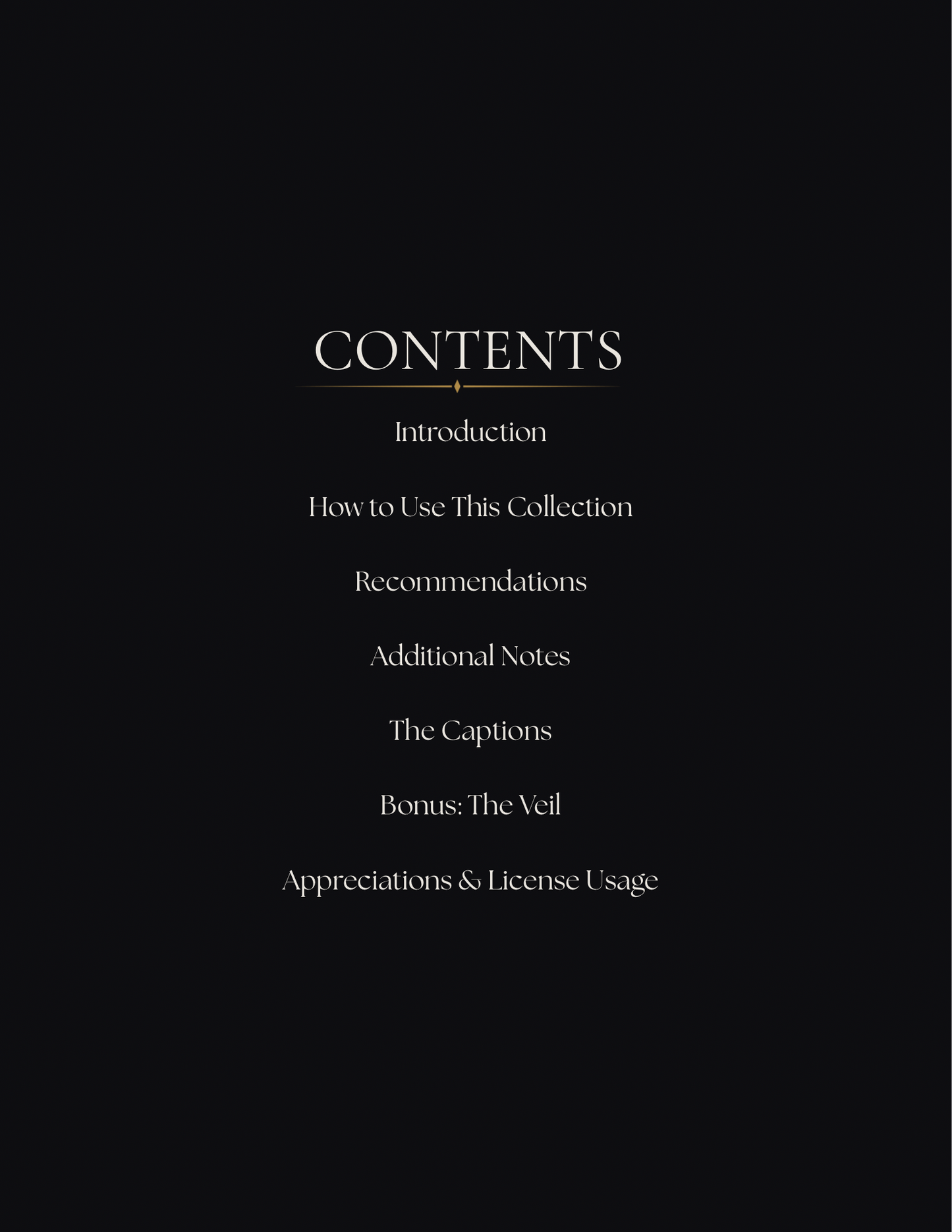 Silence, Desire & Control - Encrypted Captions for Dark Femenine Presence