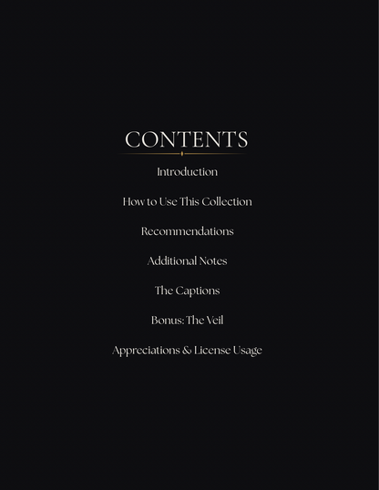 Silence, Desire & Control - Encrypted Captions for Dark Femenine Presence